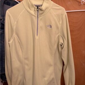 The North Face Light Yellow Fleece Jacket